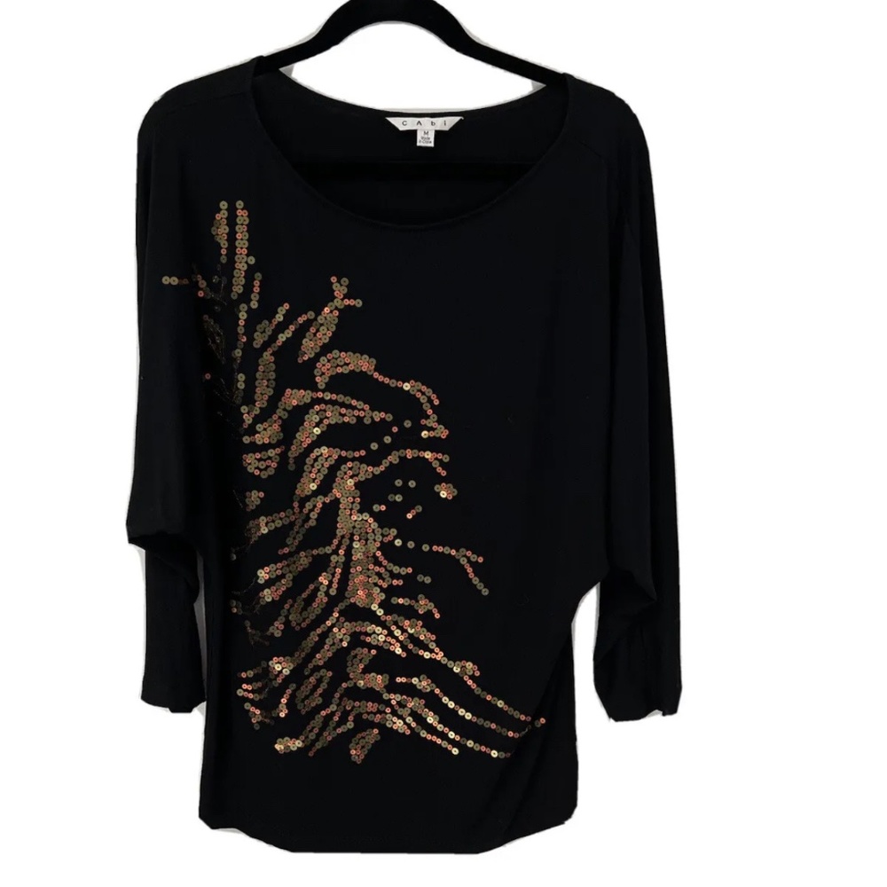 CAbi Tunic Long Sleeve T Size M